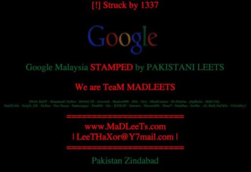 Read more about the article Team Madleets Hacks Google’s Malaysian Site