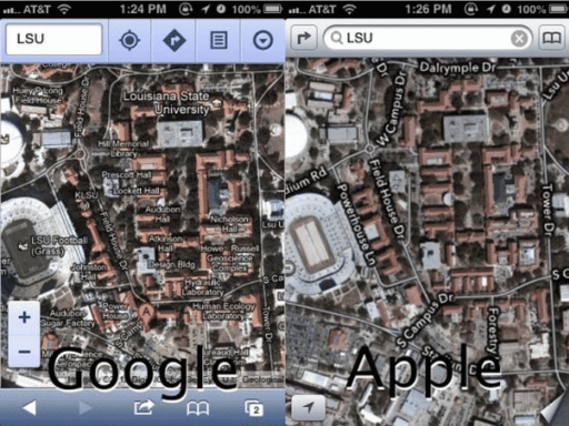 Read more about the article Apple’s Maps Snatched Millions Of Google Maps Users