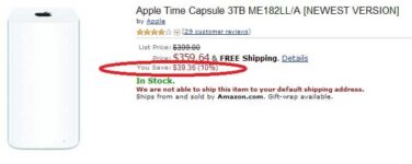 [Deal] Amazon Offering $40 Off On Apple’s Newest Time Capsule 3TB Wireless Router