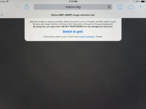Read more about the article Image Retention Problems Reported On Retina iPad mini’s Display