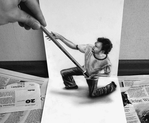 Read more about the article See The Amazing 3D Drawings With A Pencil Made By Ramon Bruin
