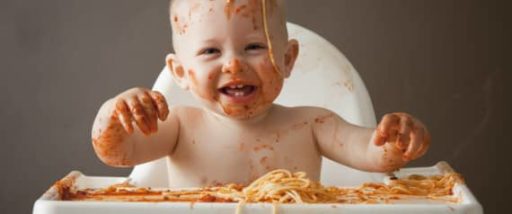 Read more about the article Study Finds Babies Who Play With Their Food Sitting In High Chairs Learn Quicker!
