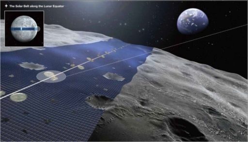 Read more about the article Japanese Firm Plans To Build Solar Cells Around The Moon And Beam The Power Back To Earth