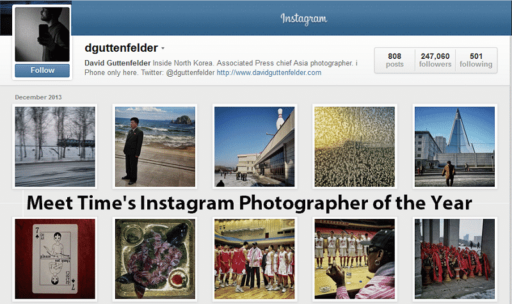Read more about the article TIME Awarded David Guttenfelder As ‘Instagram Photographer Of The Year’