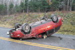 [Video] Car Crashed While The Driver Was Texting, Police Camera Captures The Scene