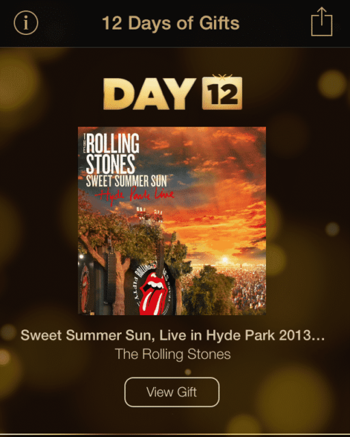 Read more about the article Apple’s 12 Days of Gifts: Day 12 Concludes With ‘The Rolling Stones’ Songs
