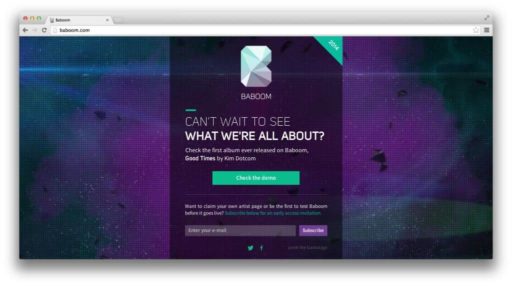Read more about the article Kim Dotcom Unveils Baboom, A New Music Streaming Service
