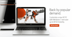 PC Sales Plummet Further, HP Goes Back To Windows 7