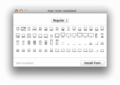 Read more about the article [Free Download] Apple Releases Custom Font Depicting All The Mac Models