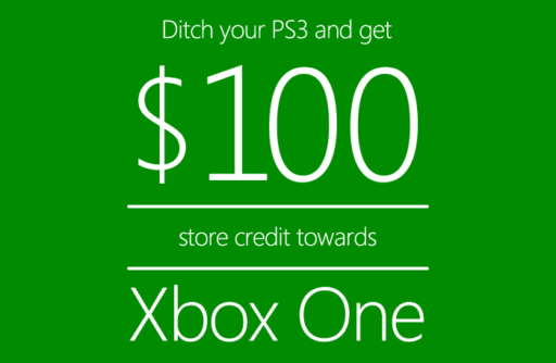 Read more about the article Ditch Your PS3 For Xbox One And Get $100 From Microsoft