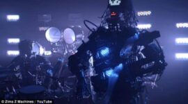 Album Of A Robot Band Having A Guitarist With 78 Fingers And A Drummer With 22 Arms Coming In April