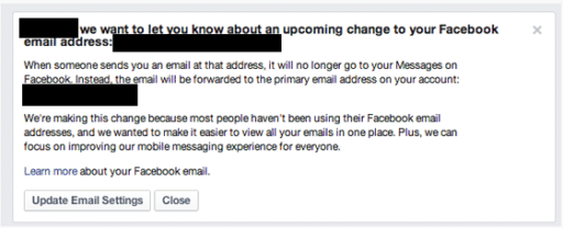 Read more about the article Facebook Abandons Its @Facebook.com Email Service