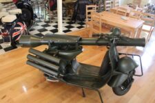 Vespa 150 TAP Is A Light-Weight, Battle-Ready Scooter