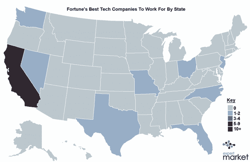 Read more about the article Many Top Tech Companies Are Not Based In Silicon Valley