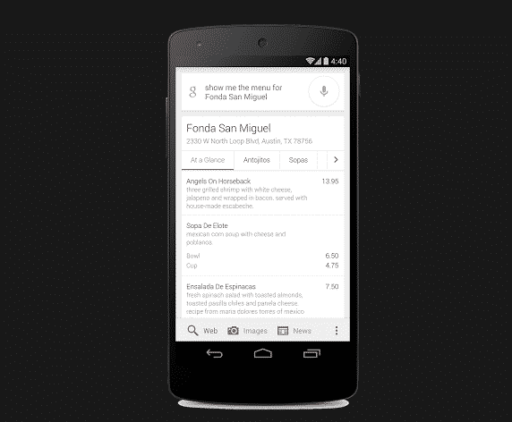 Read more about the article Restaurant Menus Will Now Appear In U.S. Google Search Results