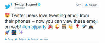 Twitter Starts Supporting Emoji Characters