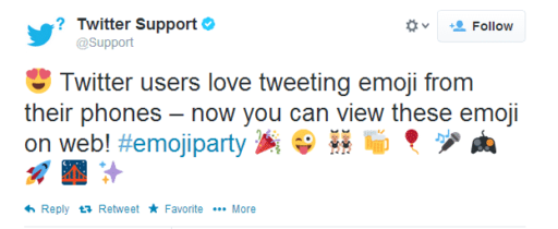 Read more about the article Twitter Starts Supporting Emoji Characters