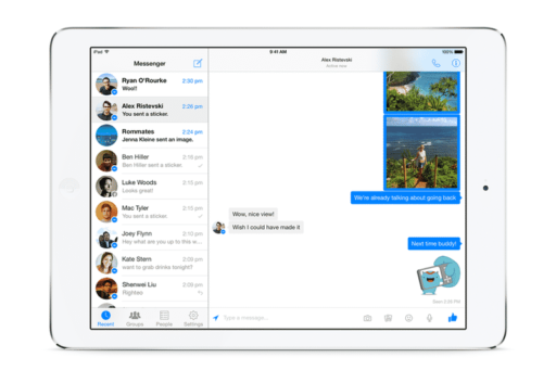 Read more about the article Facebook Messenger Is Now Available For iPad Too!