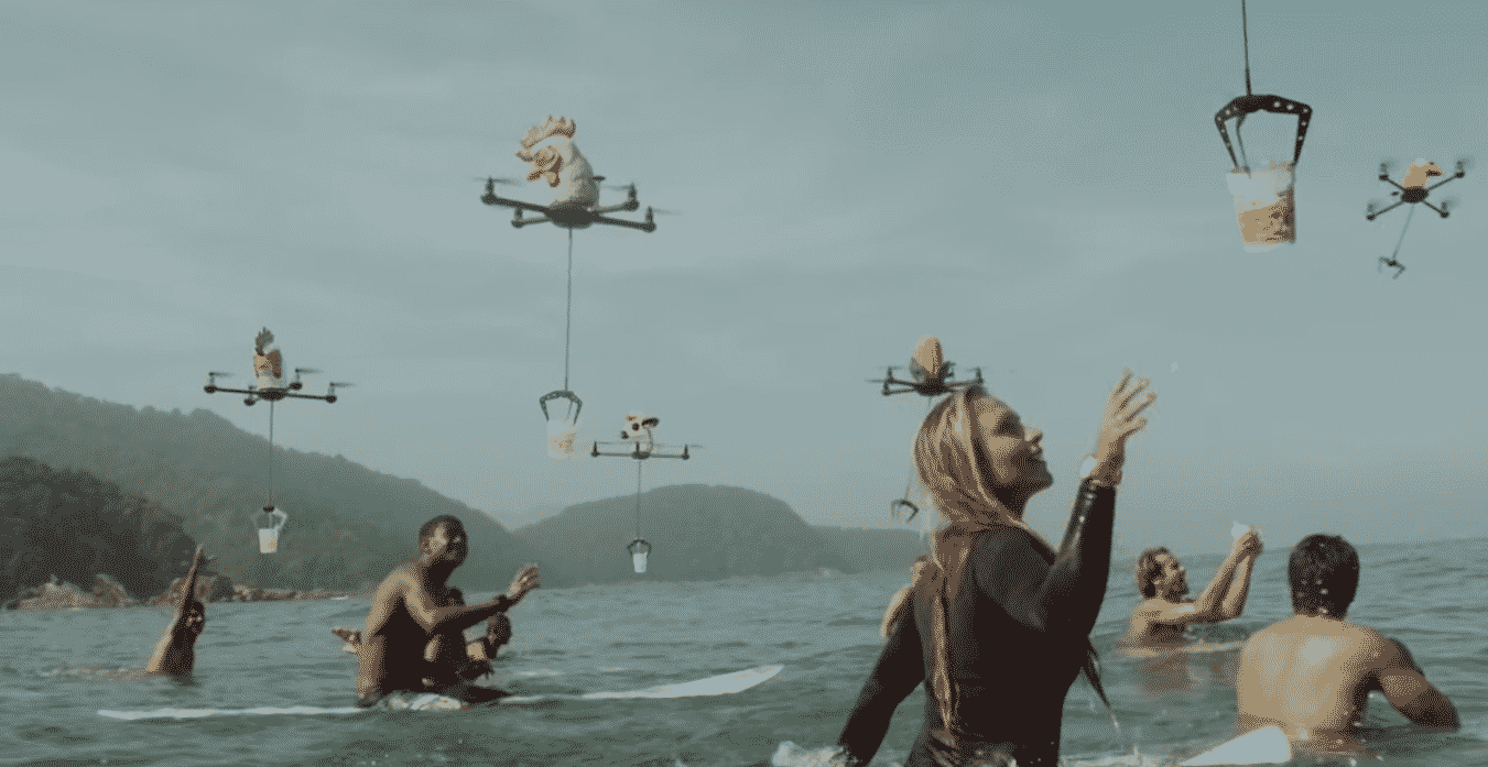 You are currently viewing [Video] Hungry At Distant Place? Drones Here To Deliver Noodles In Cup