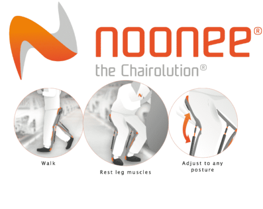 Read more about the article Swiss Starup Noonee Launches A ‘Wearable Chair’ To Sit Anywhere