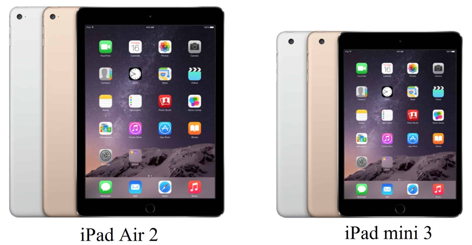 Read more about the article iPad Air 2 And iPad Mini 3 Now Available For Pre-order