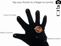 GoGlove: A New Glove That Lets You Control Your Mobile Device By Touching Fingertips