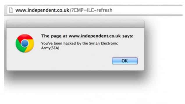 Read more about the article Syrian Electronic Army Hacked Major UK-based Media Websites