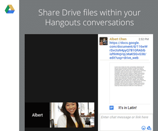 Read more about the article Share Google Drive Files Directly Within Hangouts Video Calls, Thanks Google