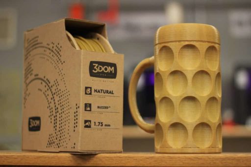 Read more about the article 3Dom Rolls Out Buzzed, The 3D Printing Filament Made From Beer