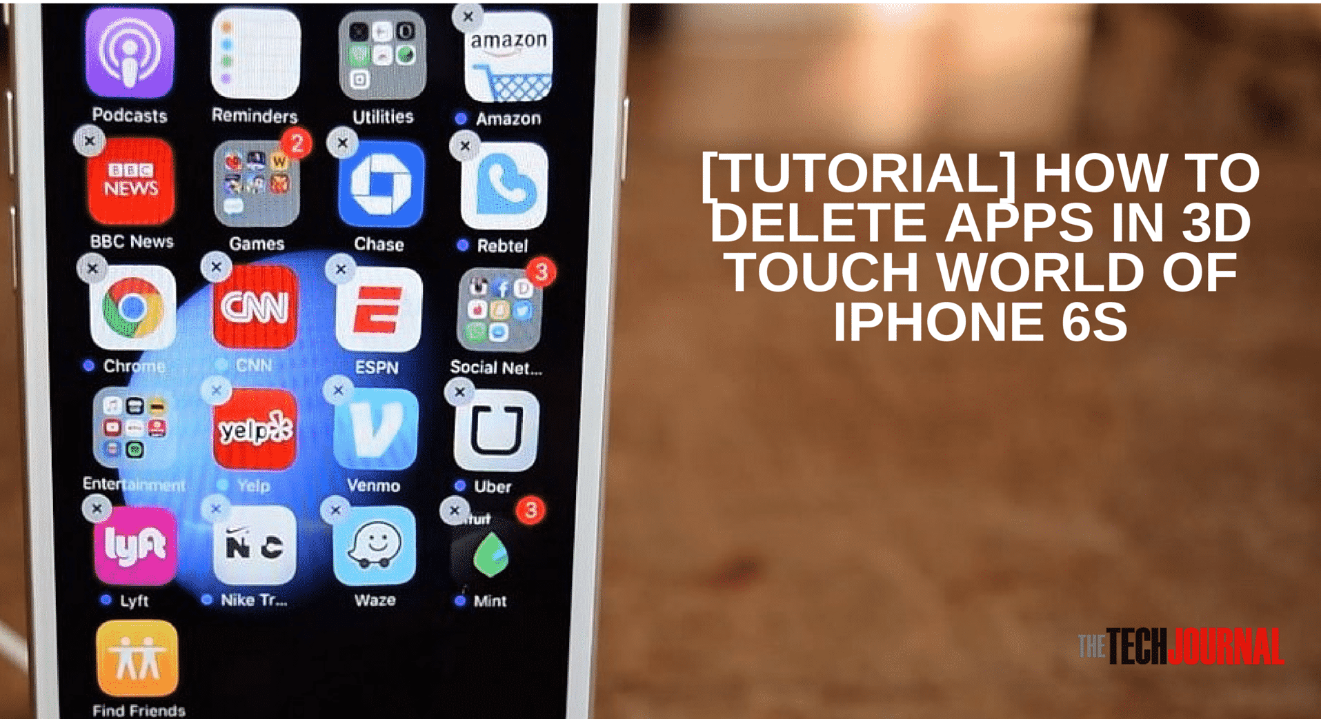 Read more about the article [Tutorial] How to Delete Or Move Apps In iPhone 6S With 3D Touch