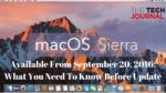 macOS Sierra: Available From September 20, 2016 & What You Need To Know Before Update