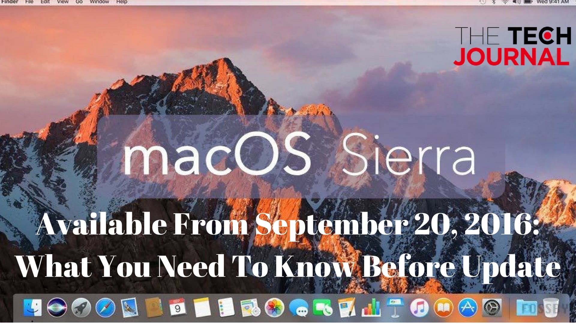 You are currently viewing macOS Sierra: Available From September 20, 2016 & What You Need To Know Before Update