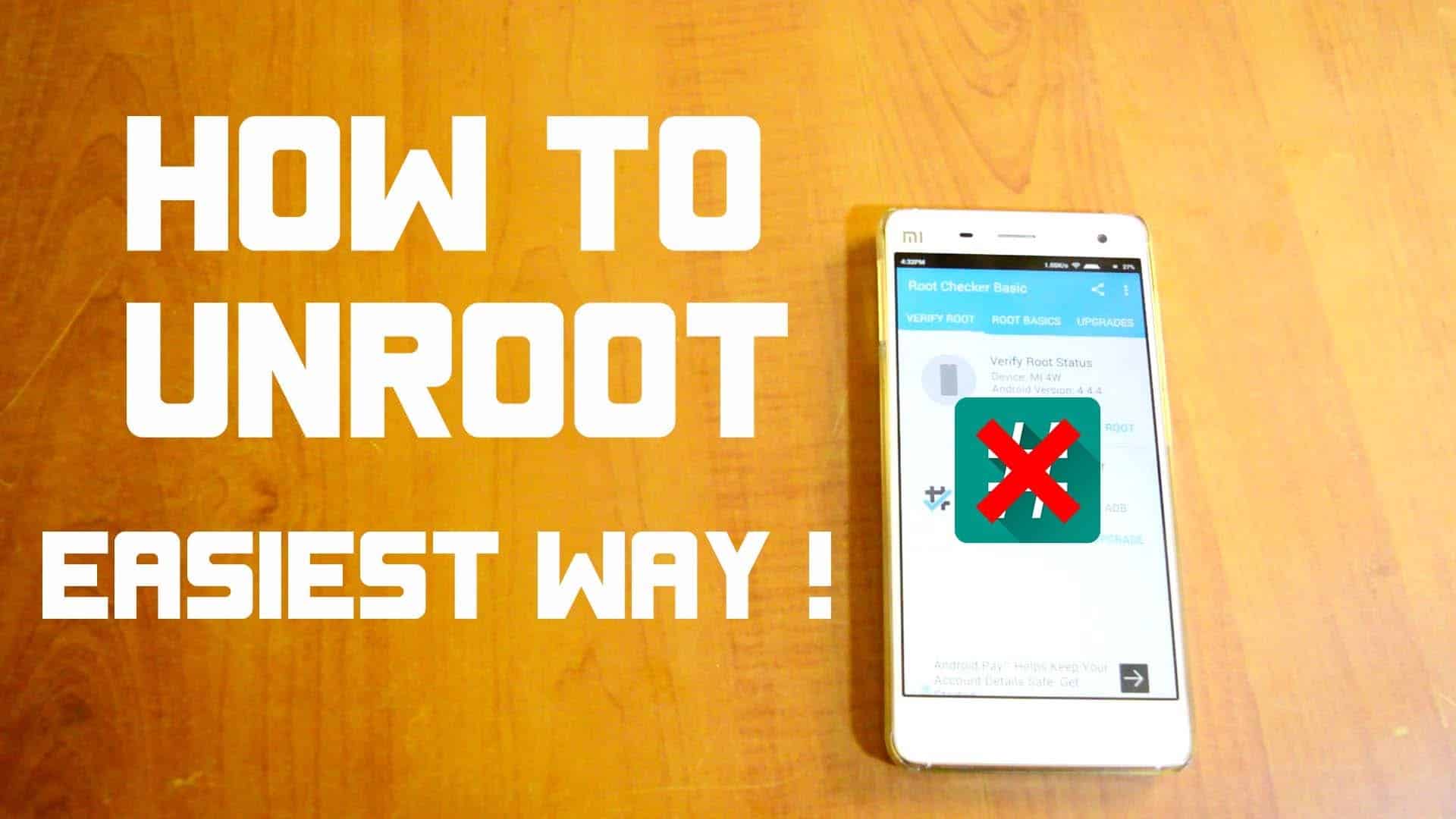 You are currently viewing How To Unroot Android Device