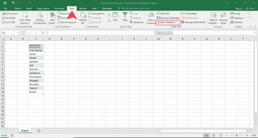 How To Create Drop Down List In Excel 2016 - The Tech Journal