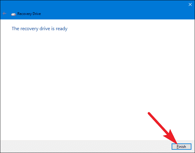 How To Create A Windows 10 Recovery Disk On USB The Tech Journal