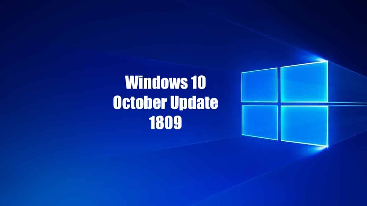 You are currently viewing Windows 10 October Update 1809: What’s New