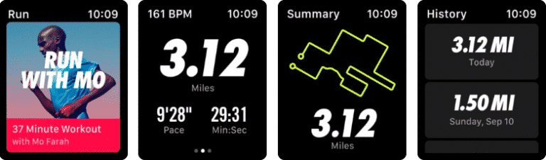 apple watch nike run club app