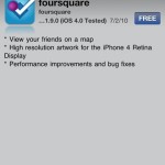 Foursquare Rolled Out Version 1.9.0 for iPhone and iPod touch