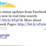Google Integrates Facebook Status Updates To Real-Time Search