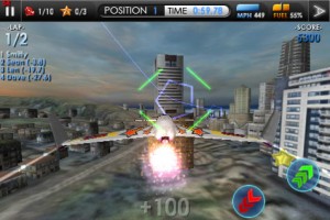 Read more about the article Jet racing iPhone game – “Rocket Racing League”