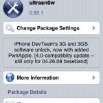 Unlock iOS 4.0 Baseband 04.26.08 on iPhone 3GS/3G with Ultrasn0w 0.92.1