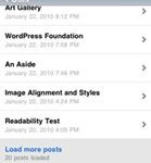 WordPress 2.5 For iPhone 4 and iOS 4 [Download]