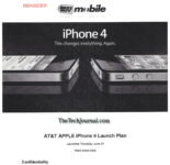 The Entire Best Buy Launch Plan for iPhone 4 Has Been Leaked!