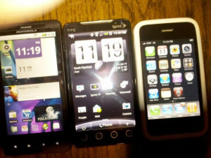 Read more about the article Motorola Droid X Vs HTC EVO 4G Vs iPhone 4 Vs DROID Eris