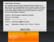 Flash Player 3D future