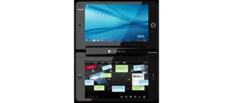Toshiba’s first two-screen tablet to run Windows 7