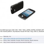 Motorola XT502 with Android