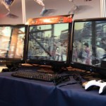 Sapphire shows off 3D gaming on multiple monitors