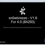 Jailbreak iOS 4.0 iPhone 3G/3GS on Windows with Sn0wbreeze 1.6.1 [Expert Mode]