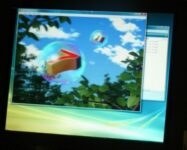 Toshiba showcased an LCD panel for Converting 2D Picture to 3D